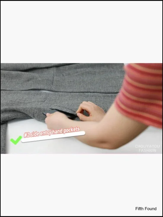 Women's Long Sleeve Notch Lapel Blazer Jacket Business Casual Office Wear - Picture 6 of 6